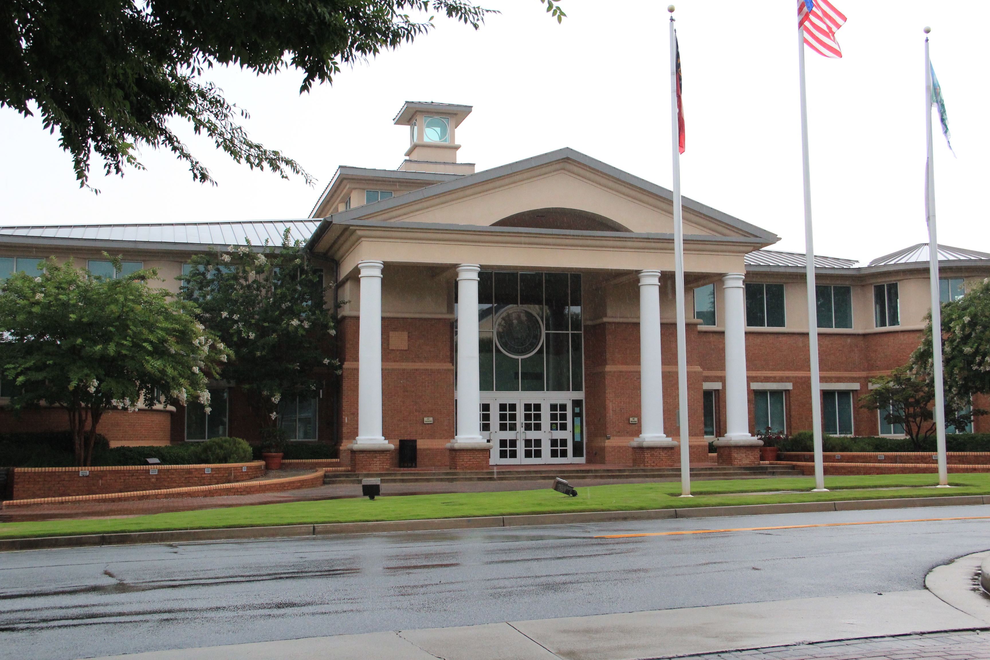 Smyrna, Georgia City Hall in the Market Village downtown